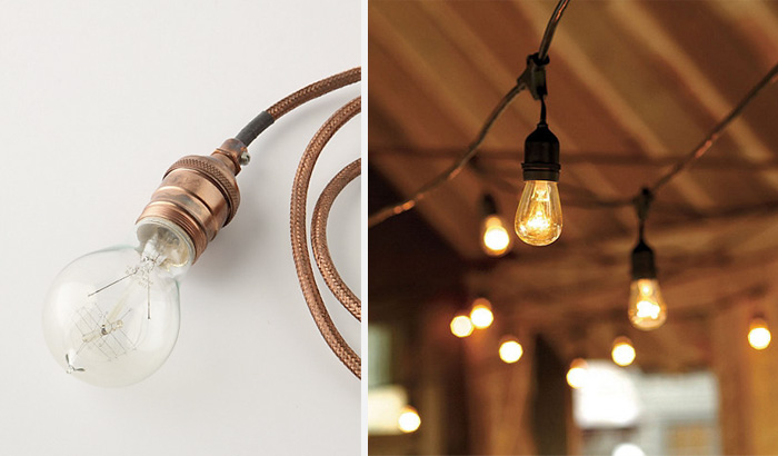 inspired by… bistro lighting!