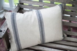 Striped Grain Sack Pillow