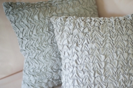 Puckered Gray Pillow