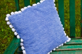 Blue Vintage Pillow