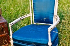 Royal Blue French Chair