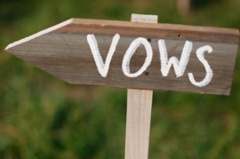 Vows Directional Signs