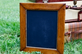 Small Wooden Framed Chalkboard