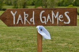 Yard Games Sign
