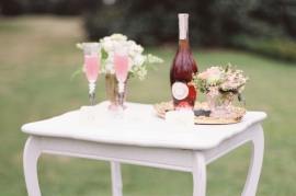 Elegant White Cake Table