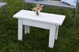 Reclaimed Fence Board Side Table